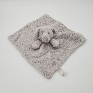 Plush Gray Elephant Security Blanket